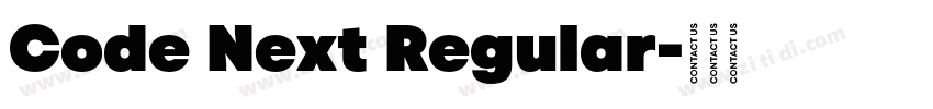 Code Next Regular字体转换